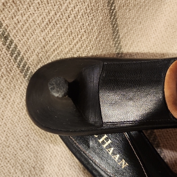 Cole Haan kitten heel slide 8 1/2 vintage style - Picture 4 of 10